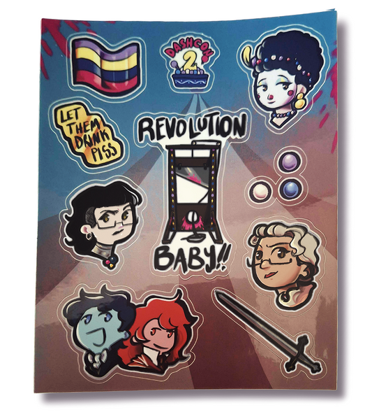 REVOLUTION Baby! Sticker Sheet