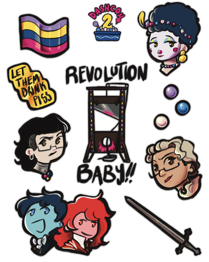 REVOLUTION Baby! Sticker Sheet
