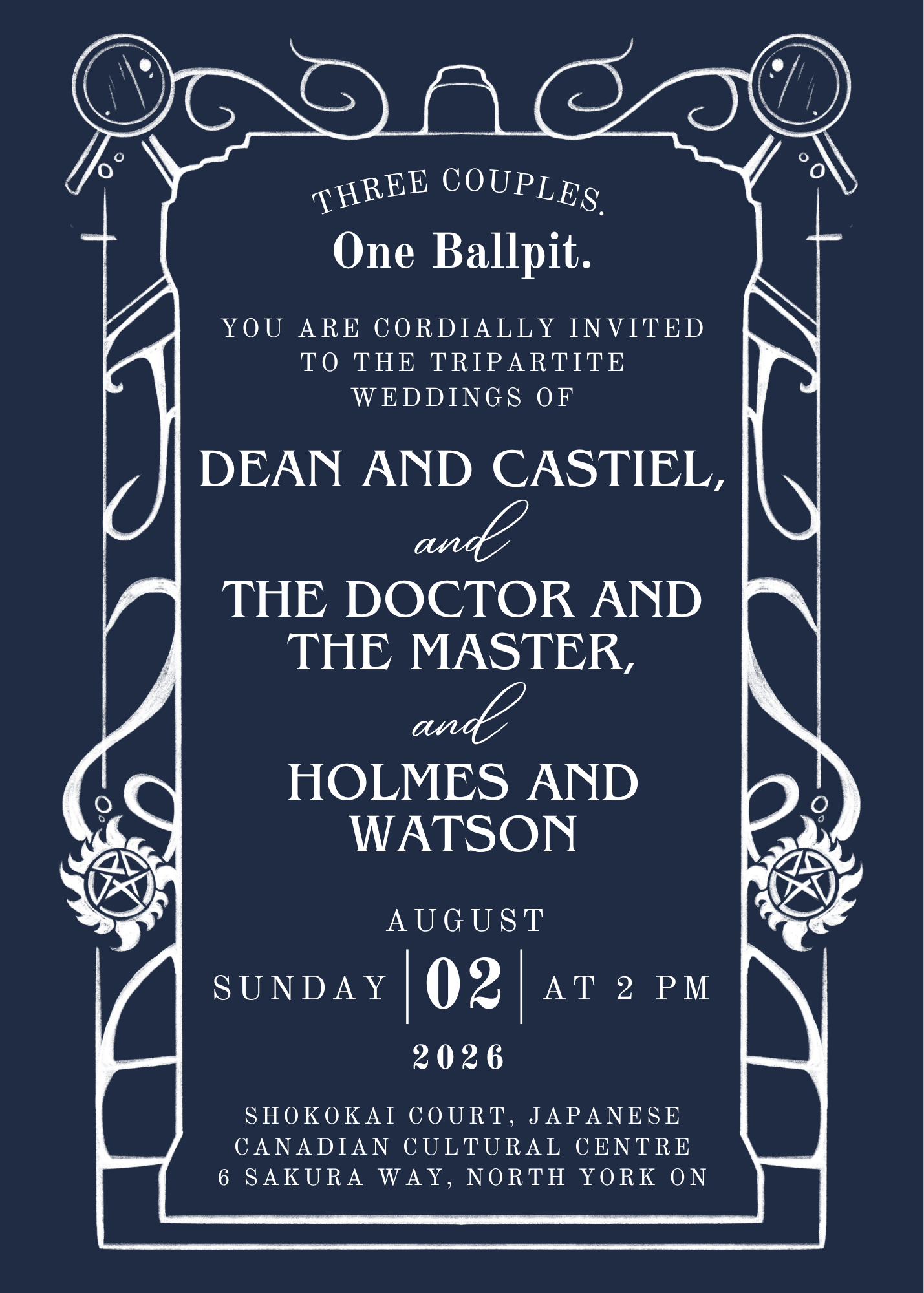 Superwholock Wedding Invitation