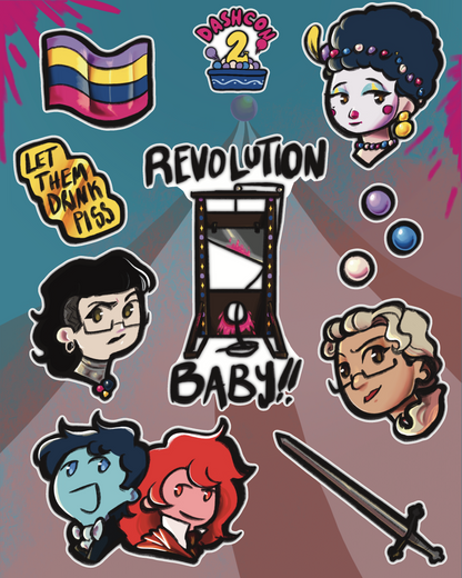REVOLUTION Baby! Sticker Sheet